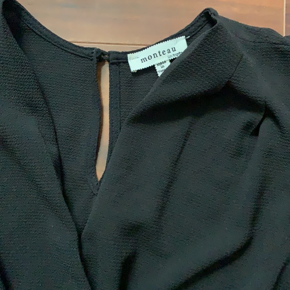 Monteau sleeveless black dress - Picture 3 of 5